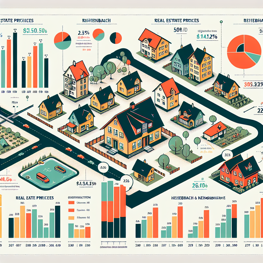Entwicklung der Immobilienpreise in Rheinbach Eichen vs. Umgebung.